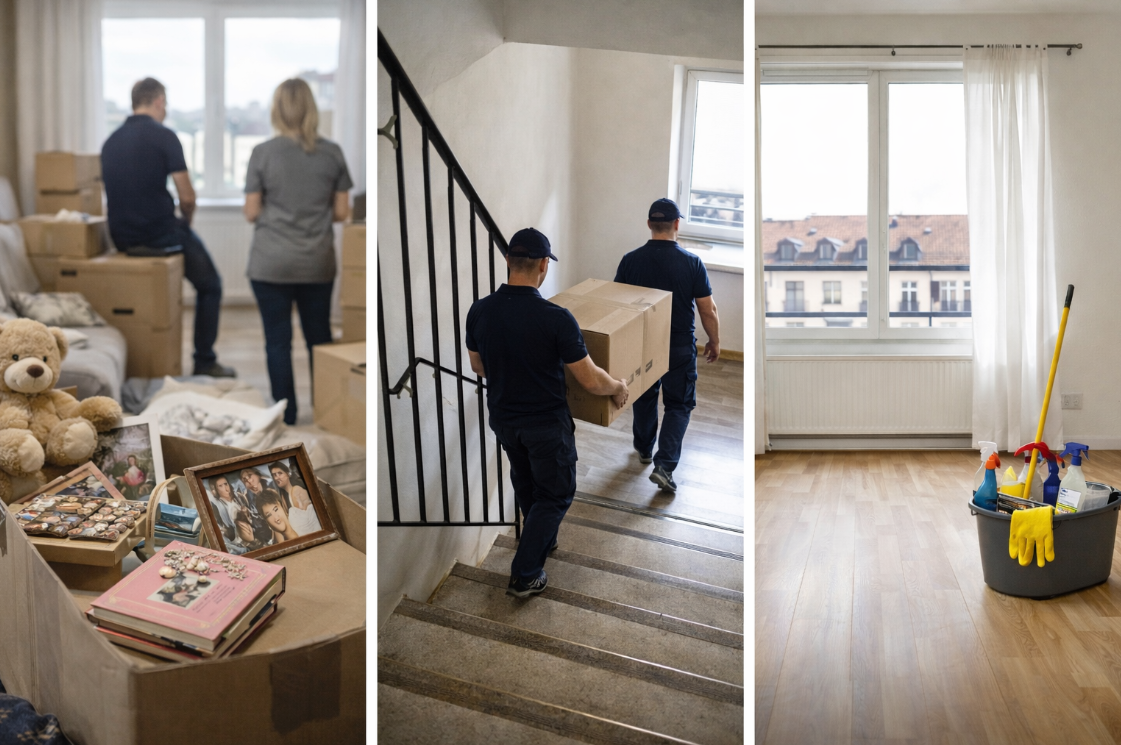 Diskrete Räumung bei Scheidung