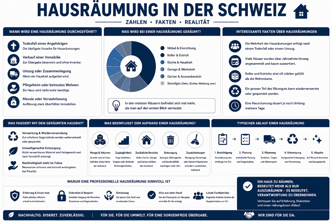Hausräumung Kosten Schweiz